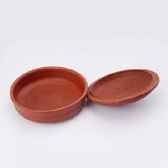 Terracotta Chapathi Storage / Serving pot with lid