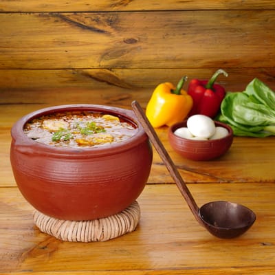 Curry Clay Pot / Gravy Pot / Side Dish Pot / Terracotta Pot / Mitti ka Matka