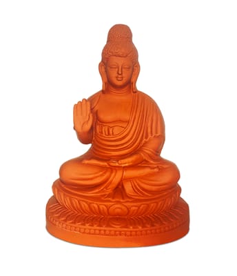 Terracotta Blessing Buddha / Clay Buddha