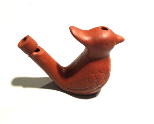 Clay Bird Water Whistle Musical Instrument