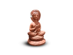 Terracotta Meditating Bhuddha / Clay Meditating Buddha