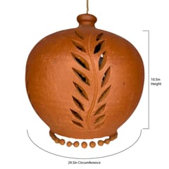 Round Decorative Lamp /  Clay Lamp