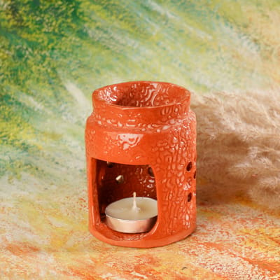Terracotta Oil Diffuser/ Tea Light Candle Holder