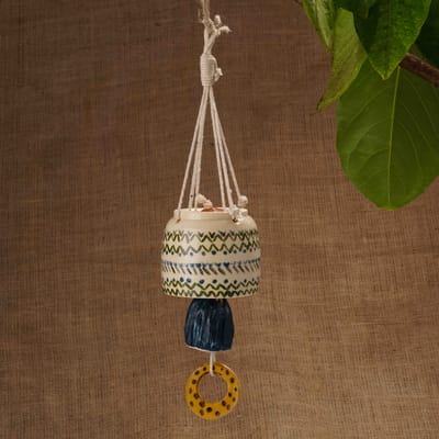 Thread Hang Ceramic Bell