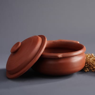Designer Dal Curry Clay Pot With Lid